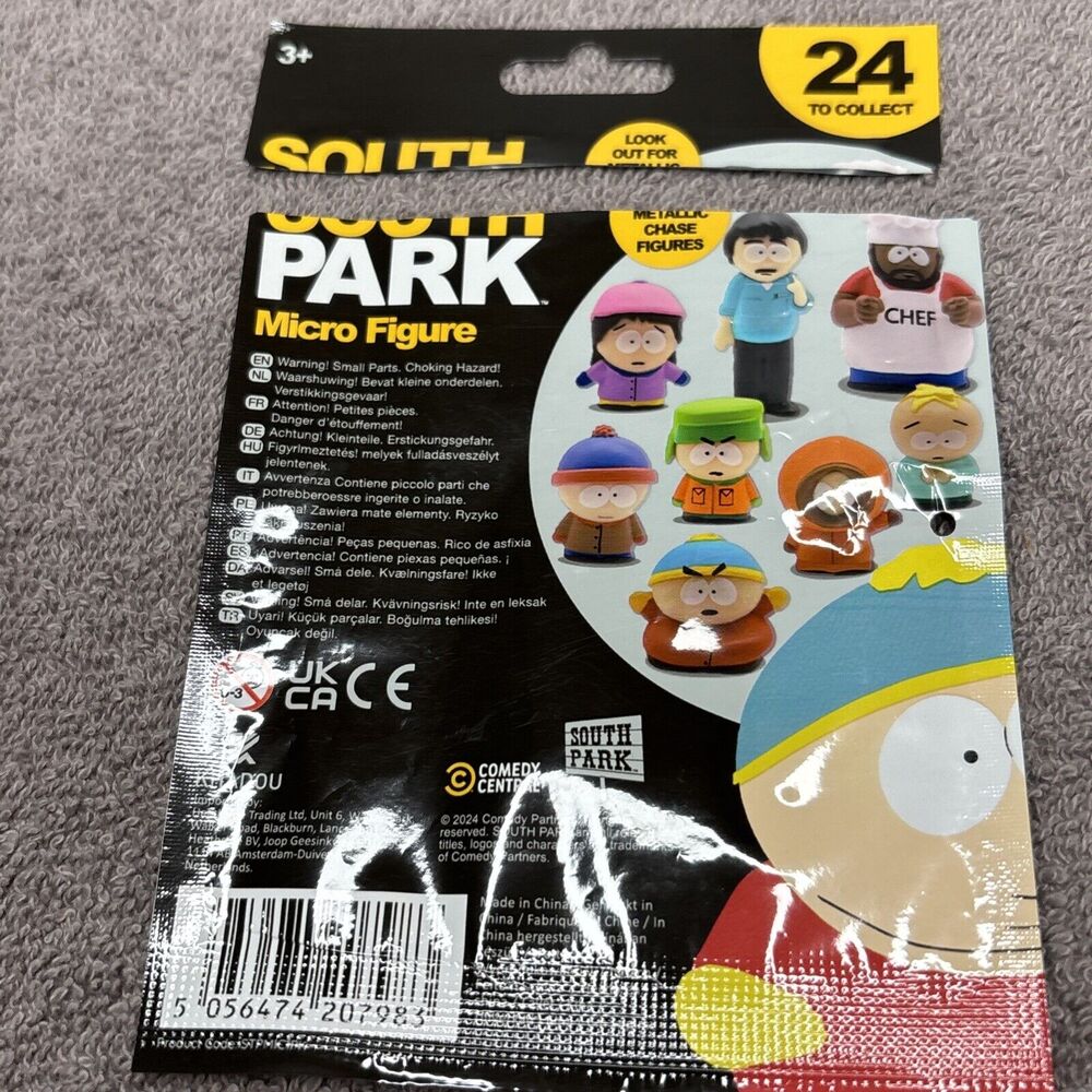 Kyle (Chase Metallic Silver) 1" South Park Micro Figure. Open Blind Bag. - Picture 5 of 5